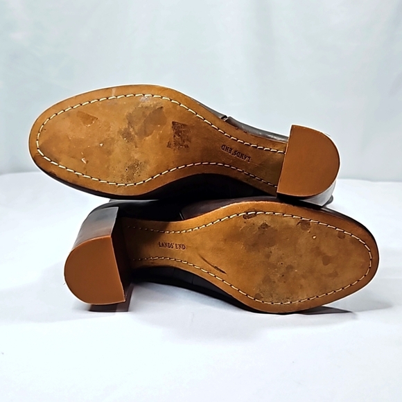 Lands End Women's Browm Leather Riding Boots Size 6 - Picture 4 of 9